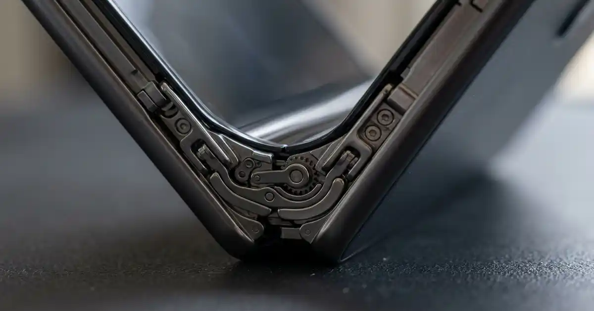 iPhone Fold লিকুইড মেটাল হিঞ্জ