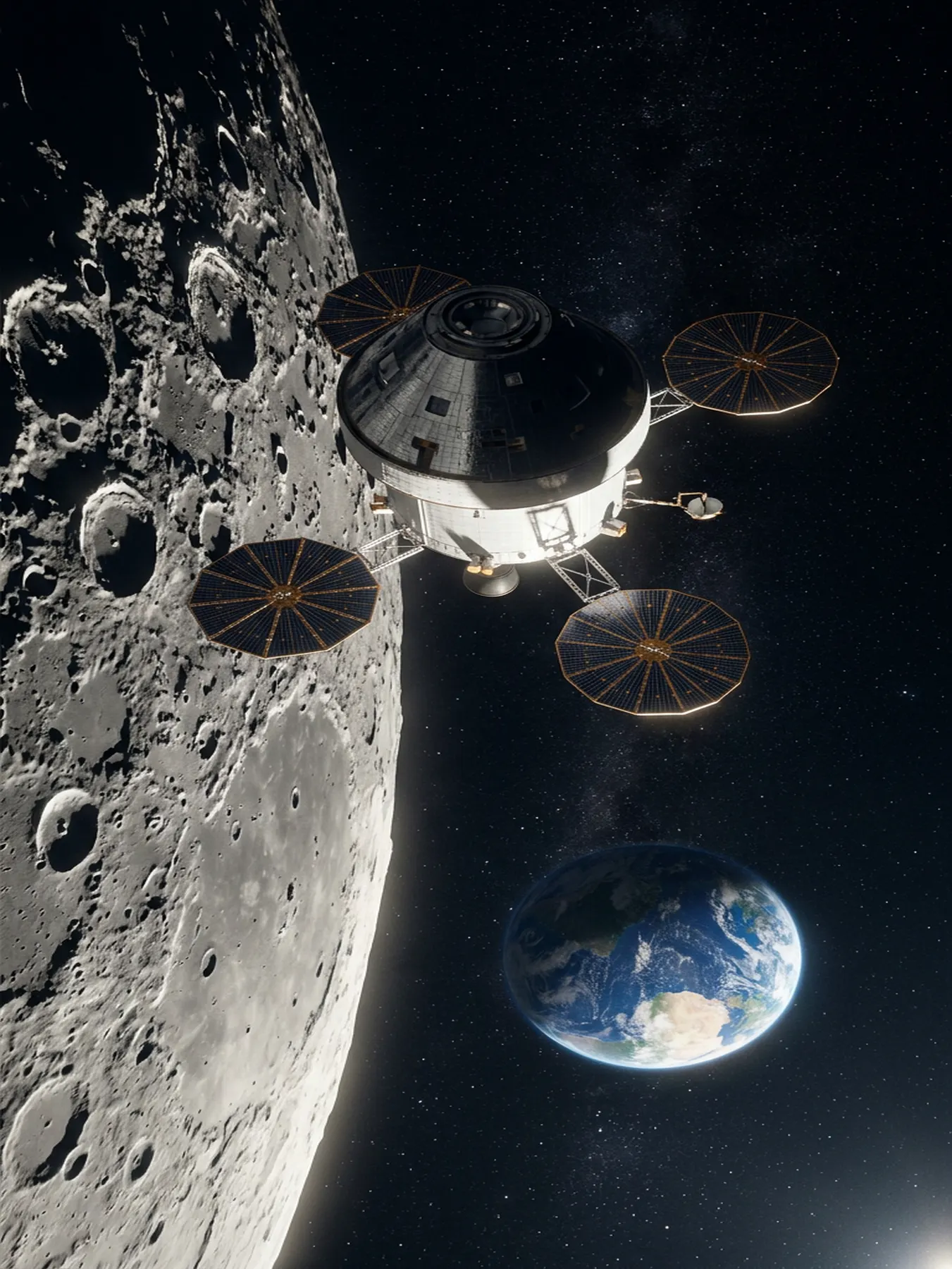 NASA Artemis II ওরিয়ন স্পেসক্রাফট চাঁদ