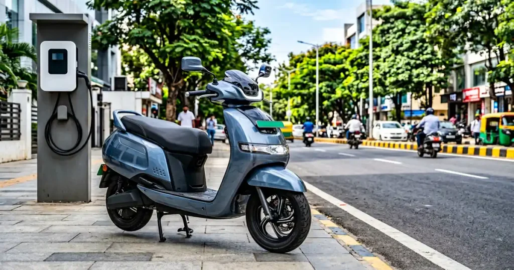সেরা লং-রেঞ্জ ইলেকট্রিক স্কুটার TVS iQube ST ২১২ কিমি রেঞ্জ ভারত ২০২৬