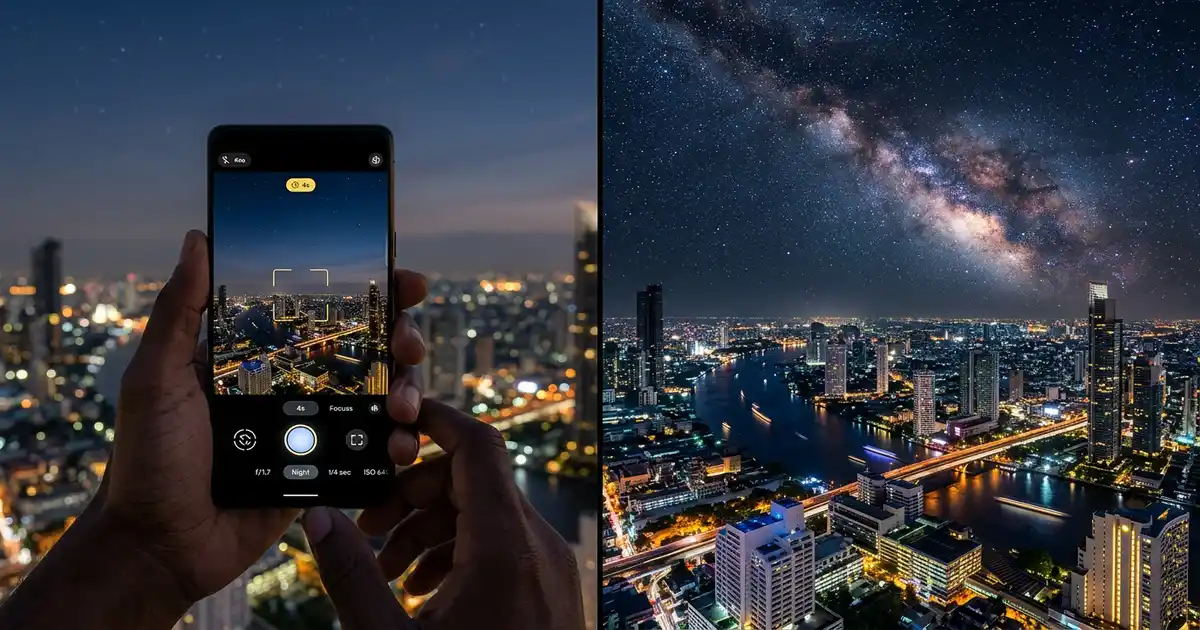 Google Pixel 10 ক্যামেরা নাইট মোড ফটোগ্রাফি