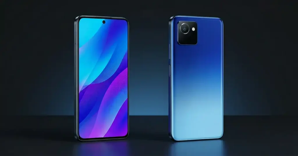 Honor Play 80 5G স্মার্টফোনের সামনে ও পেছনের দিক দেখা যাচ্ছে