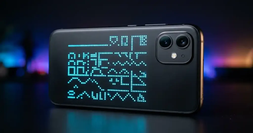 Infinix Note 60 Pro Active Rear Matrix Display স্মার্টফোন