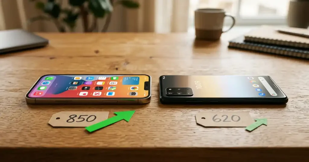 iPhone ও Android ফোনের রিসেল ভ্যালু ও আয়ু তুলনা ২০২৬