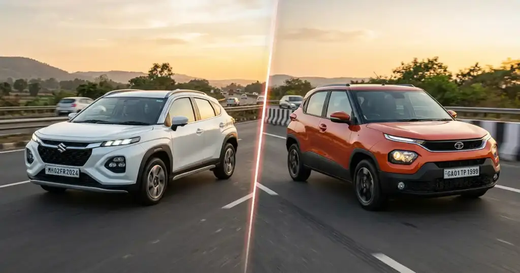 Maruti Suzuki Fronx Turbo বনাম Tata Punch Turbo 2026 সাব-কম্প্যাক্ট SUV তুলনা