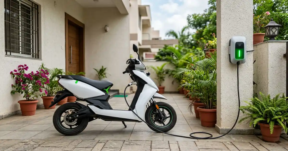 Ola Roadster হোম চার্জিং ভারতীয় বাড়িতে