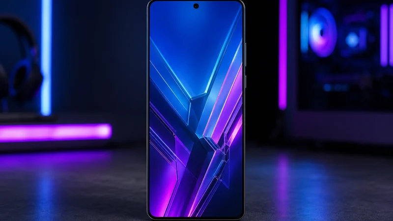 OnePlus Ace 6 Ultra ফ্রন্ট ভিউ — ৬.৭৮ ইঞ্চি ১৬৫Hz BOE OLED ডিসপ্লে গেমিং RGB অ্যাম্বিয়েন্স সহ