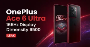 OnePlus Ace 6 Ultra leaked 165Hz display Dimensity 9500
