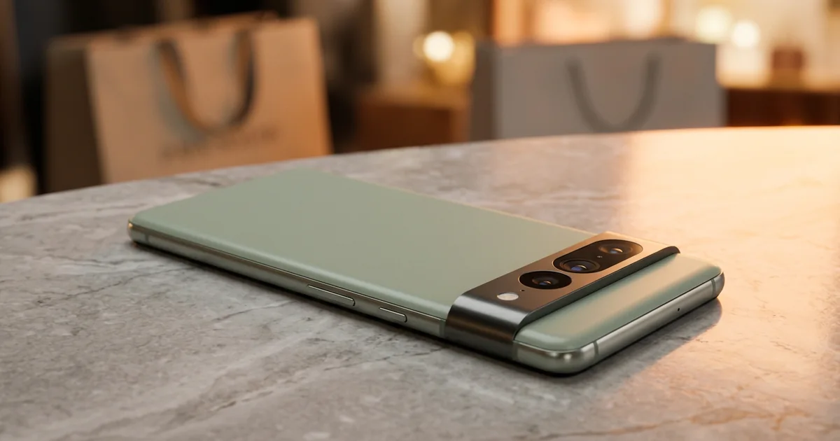 Google Pixel 10 sage green কালার, horizontal camera bar—Flipkart Amazon-এ ₹৪০,০০০ পর্যন্ত দাম কমার ডিল এপ্রিল ২০২৬