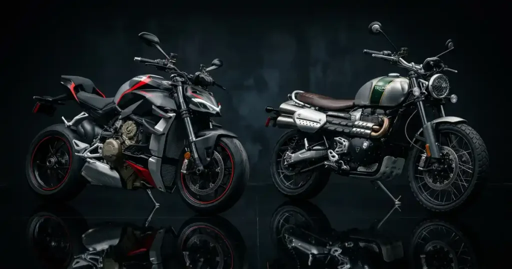 Bajaj Pulsar NS400Z vs Triumph Scrambler 400 XC — 400cc বাইক তুলনা দাম ও পারফরম্যান্স ২০২৬