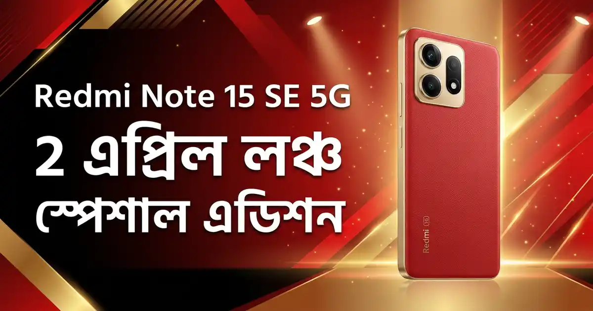 Redmi Note 15 SE 5G Special Edition launching on April 2
