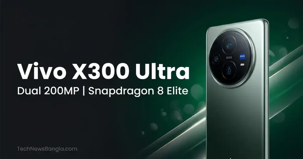 Vivo X300 Ultra Dual 200MP Zeiss Camera Snapdragon 8 Elite Gen 5