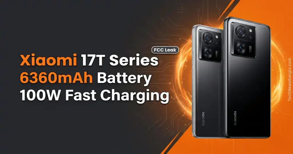 Xiaomi 17T Series FCC spotted 6360mAh battery 100W charging