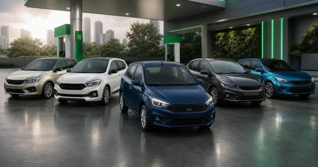 CNG cars 2026 ভারতে সেরা ৫ সিএনজি গাড়ি