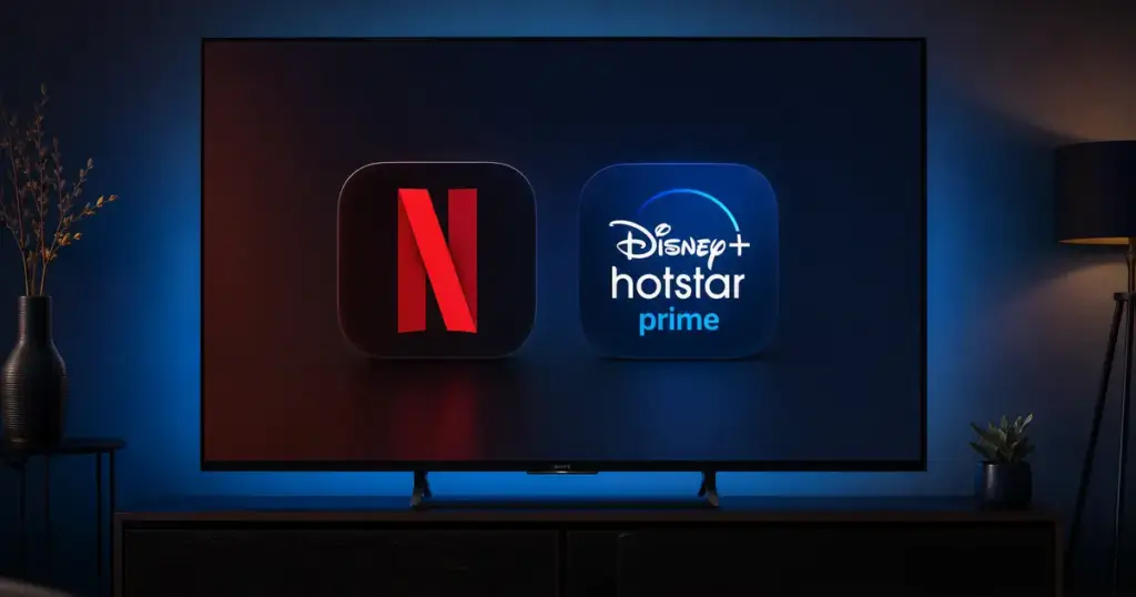 সেরা OTT সাবস্ক্রিপশন প্ল্যান ২০২৬ — Netflix Hotstar Prime