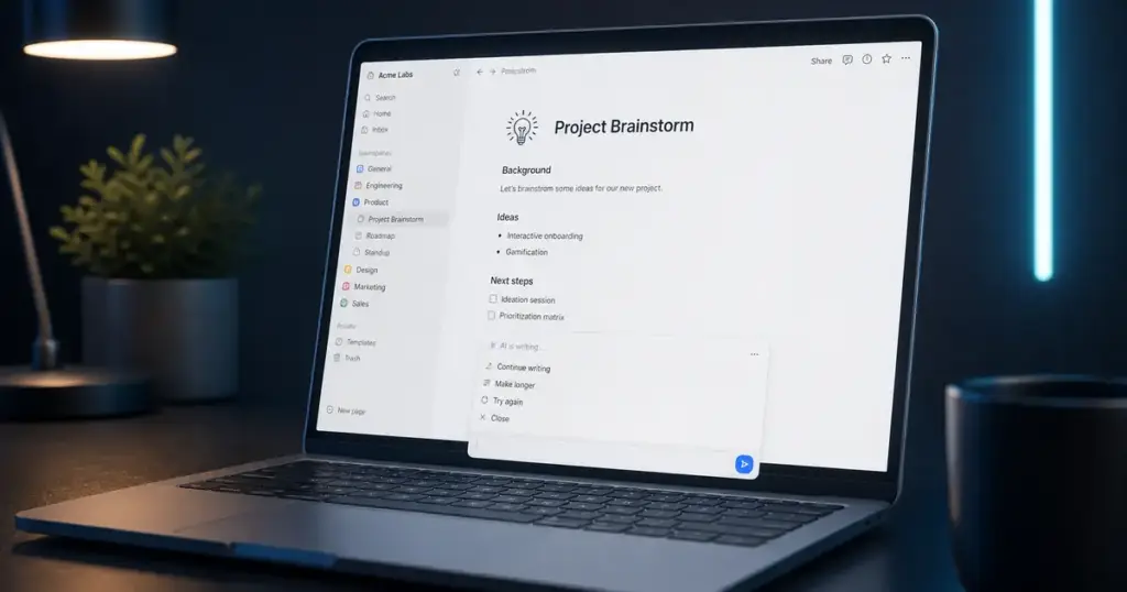 Notion AI কীভাবে ব্যবহার করবেন — Productivity Boost