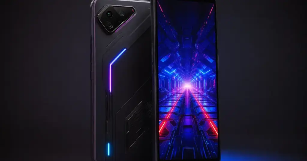 Lenovo Legion Y70 2026 gaming phone with 8000mAh battery, 2K 144Hz OLED display and 16GB RAM on desk