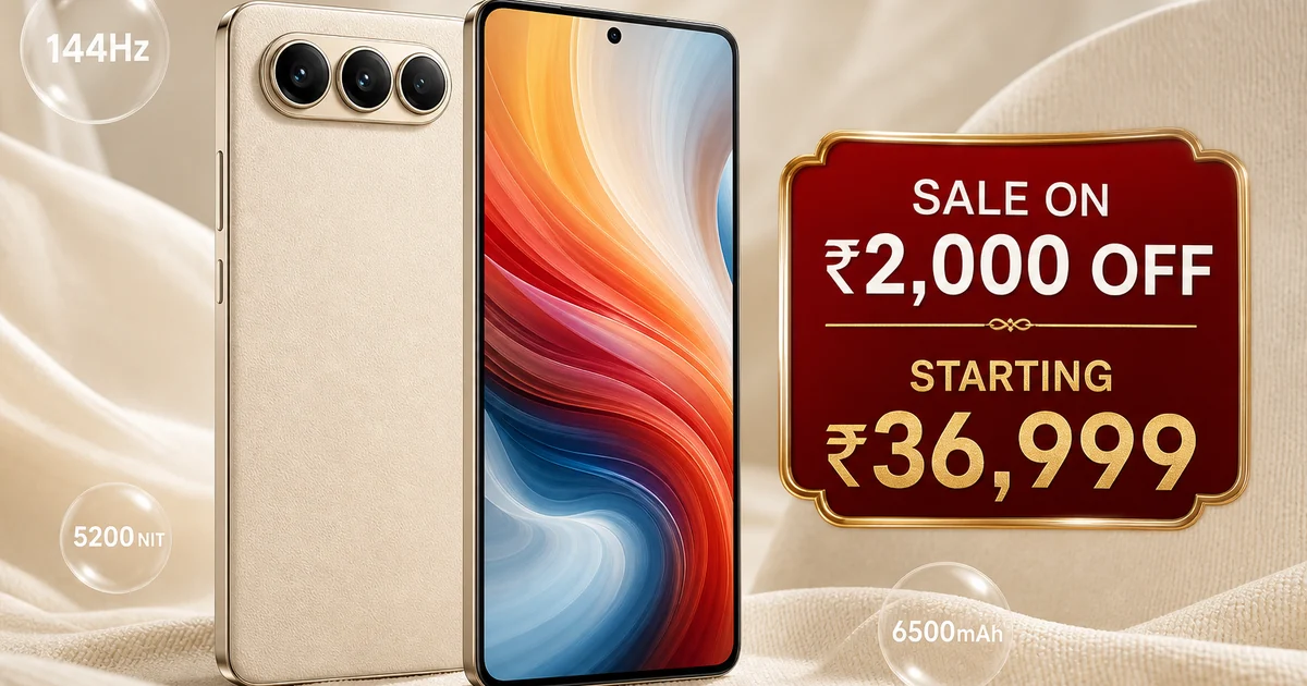 Motorola Edge 70 Pro Flipkart সেল ₹২,০০০ ছাড়ে ₹৩৬,৯৯৯ — Pantone Lily White রঙ, ১৪৪Hz AMOLED, ৬,৫০০mAh ব্যাটারি