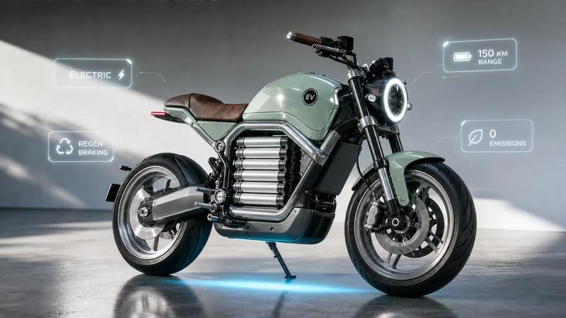 Royal Enfield Flying Flea C6 ইলেকট্রিক মোটরসাইকেল — সবুজ রঙ, রেট্রো ডিজাইন, 150 KM রেঞ্জ, Regen Braking ও Zero Emissions সহ এপ্রিল 2026 লঞ্চ