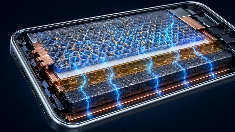 Silicon-Carbon ব্যাটারি ক্রস-সেকশন — ১০,০০০mAh কম্প্যাক্ট স্মার্টফোনে কীভাবে ফিট হয়, প্রযুক্তির ব্যাখ্যা