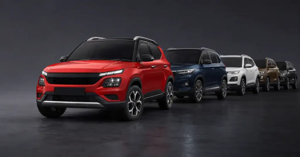 TOP Selling SUV Tata Punch ও Nexon সহ ভারতের SUV sales list