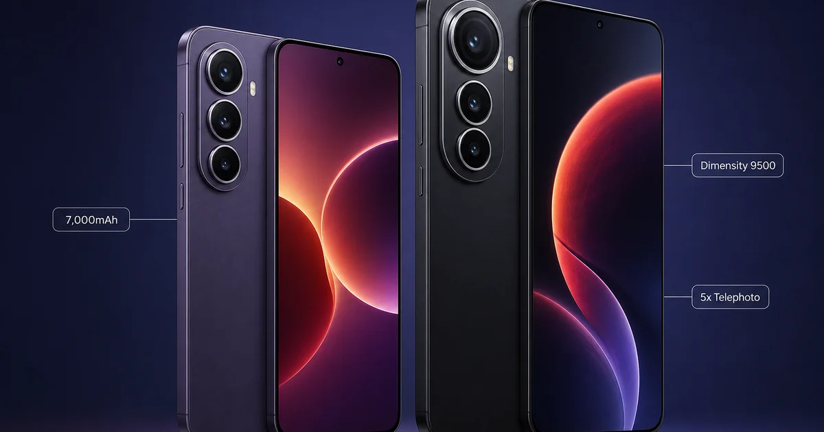 Xiaomi 17T এবং 17T Pro সিরিজ লঞ্চ লিক — purple ও black AMOLED ফোন, ৭,০০০mAh ব্যাটারি, Dimensity 9500 ও Leica ৫x telephoto ক্যামেরা সহ
