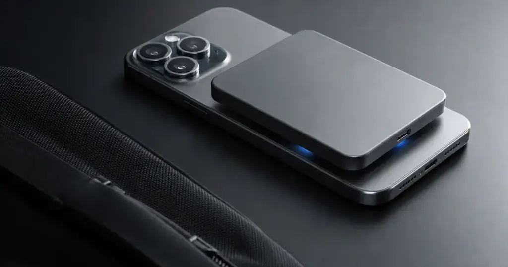 Xiaomi ultra-thin power bank slim fast charging accessory ছবি