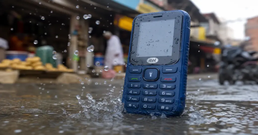itel Aqua — IP67 feature phone India ₹1799 launch 2026