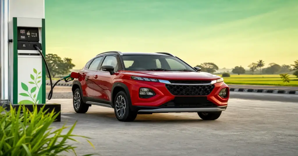 Maruti Suzuki Fronx Flex Fuel E85 ethanol India launch 2026