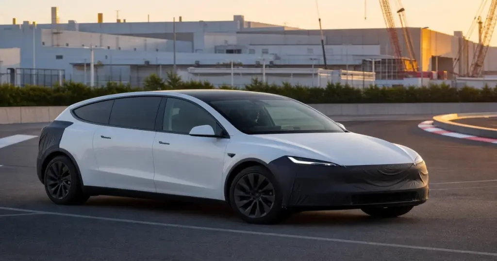 Tesla Model Y news — Model Y L Fremont test six-seater 2026